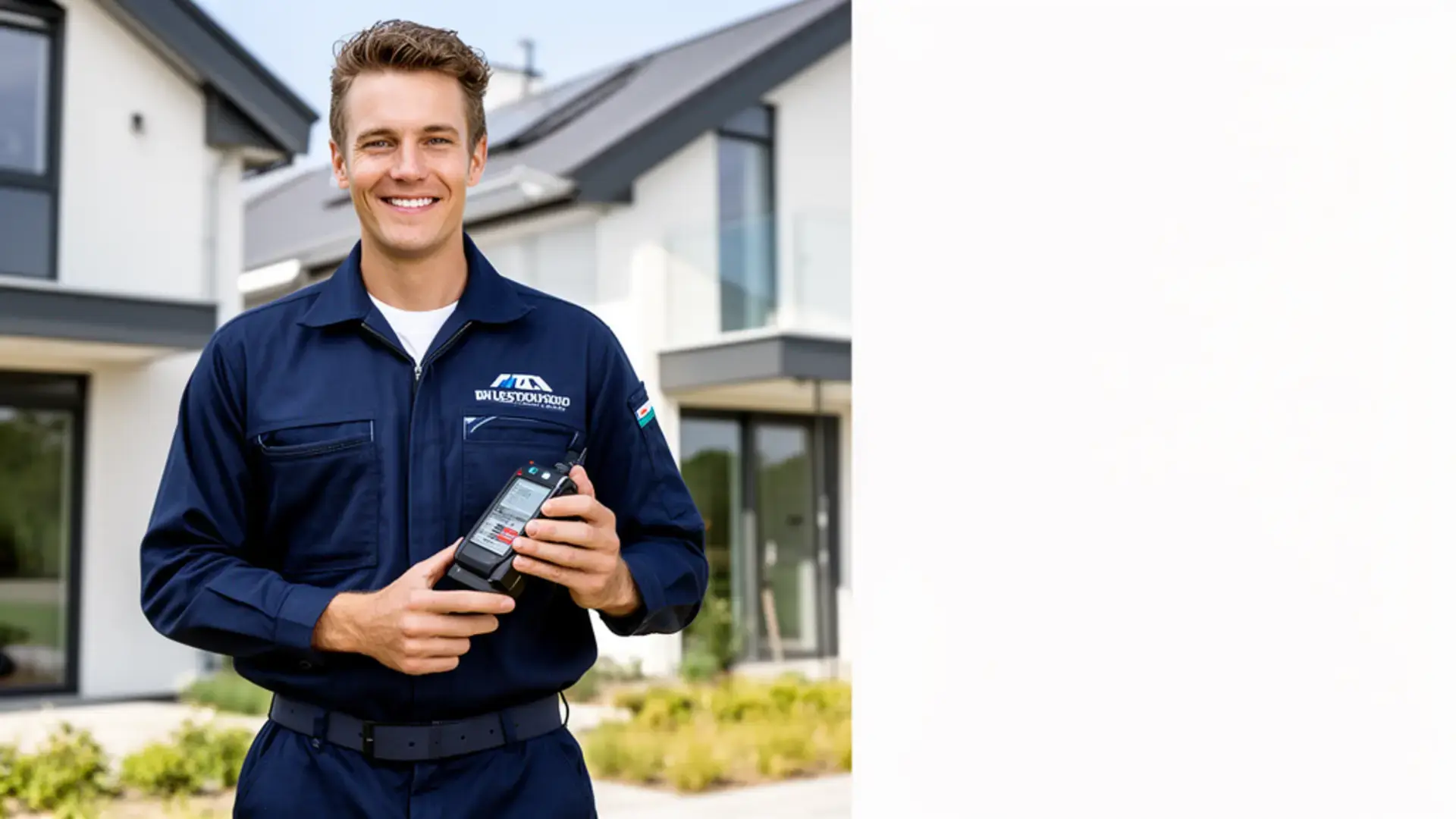 Ongediertebestrijder aan het werk bij een Nederlandse woning