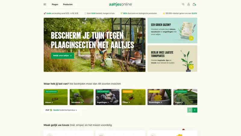 Website van Aaltjesonline