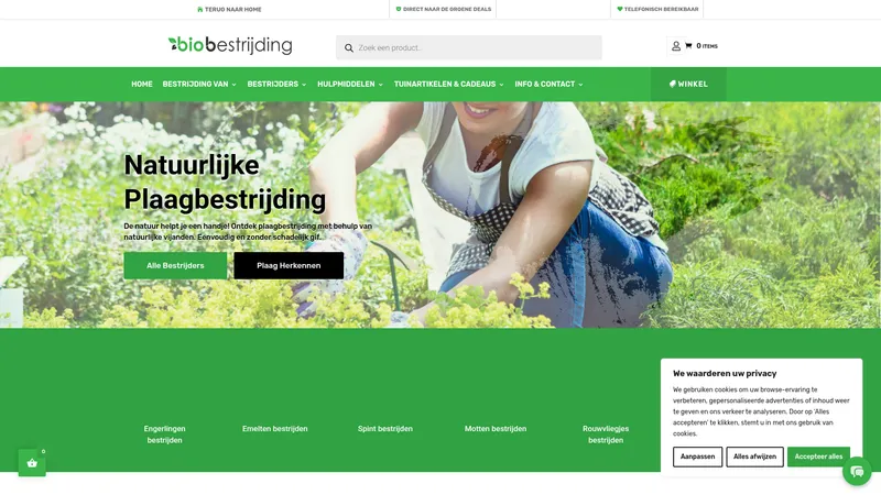 Website van Biobestrijding