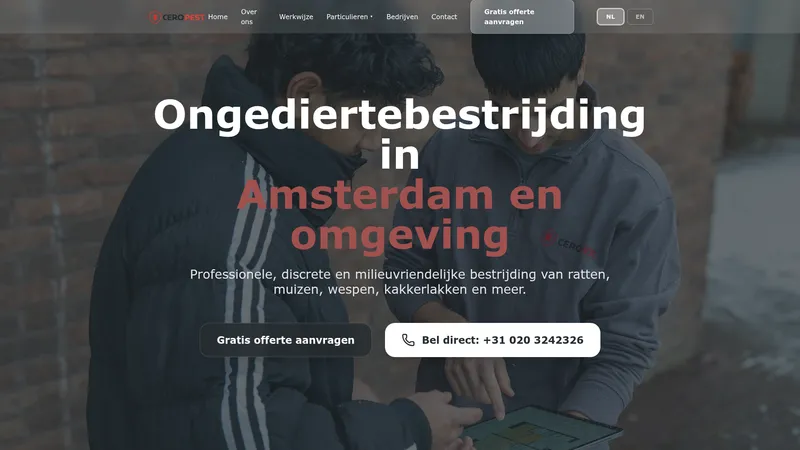 Website van CeroPest