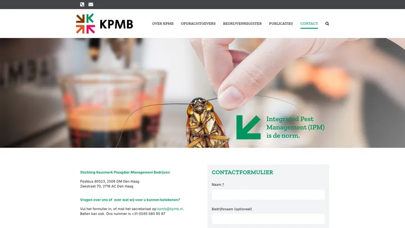 Website van Kpmb