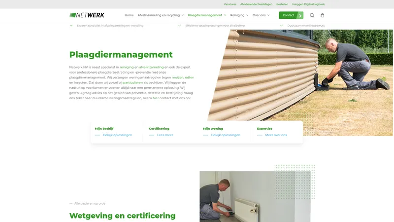 Website van Netwerk NV