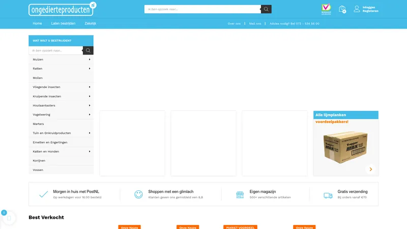 Website van Ongedierteproducten