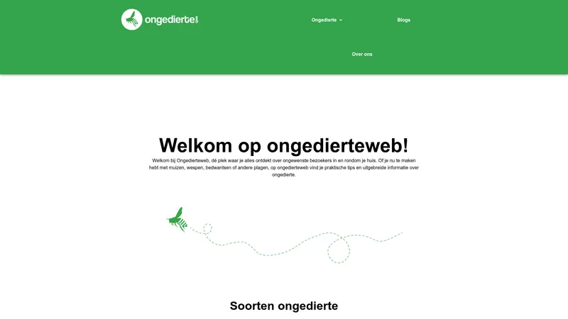 Website van Ongedierteweb
