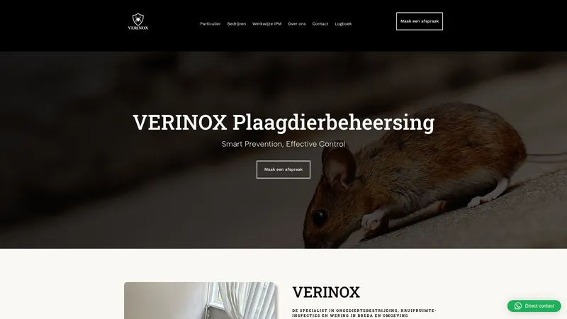 Website van VERINOX