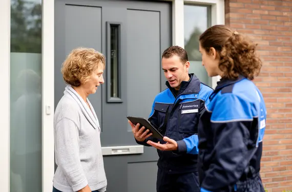 Professionele ongediertebestrijding door een vakman, de werkwijze